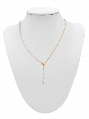 Collier Tropfen Gold