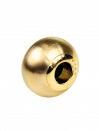 Bead Solid Matt Gold