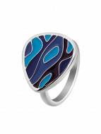 Ring Batik Blue