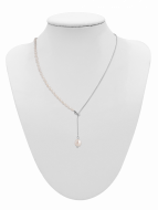 Collier Tropfen Edelstahl