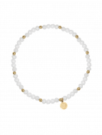 Armband Sally white IP gold