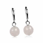 Ohrring Rosenquarz Crystal