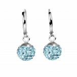 Ohrring Crystal Aqua Blue / Farbe des Wassers