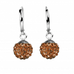 Ohrring Crystal Smokey Topaz / Bewusstes Leben