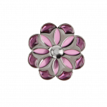 dkElements Plate Flower Purple