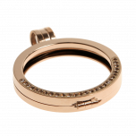 deCoin Anhänger Crystal Roségold
