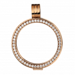 deCoins Anhänger CZirkon rose