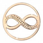 deCoins Inlay Unendlichkeit rose 