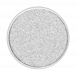 deCoins Inlay Glitzer Silber