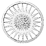 deCoins Inlay Ornament Sun
