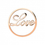 deCoin Ornament Love Roségold Small