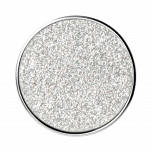 deCoins Inlay Glitzer Silber Small