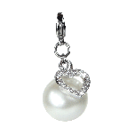 Charm Pearl Heart