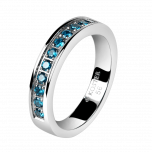 Ring Crystal Blue Zircon