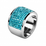 Ring Crystal Blue Zircon 