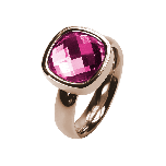 Ring Facettes Rosa Rosé