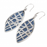 Ohrringe Glamour Denim Leaf