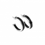 Creolen Crystal Jet Black