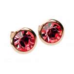 Ohrringe Crystal Siam Rosé