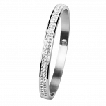 Armreif "Crystal White" mit Swarovski Elements 
