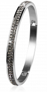 Armreif "Black Diamond" mit Swarovski Elements 