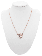 Collier Blume des Lebens Rosé