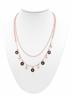 Collier Camilla Black Rosé