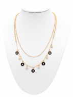 Collier Camilla Black Gold