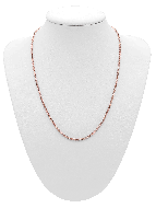 Beadkette Rosé per cm 