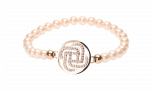 Armband Glamour Power Pearl Rosé- diverse Längen