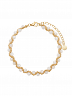 Armband Coco white/gold