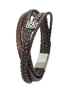Armband Powerful braun - diverse Längen