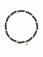 Armband Sally black IP gold