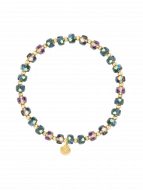 Armband Molly gold/rainbow green