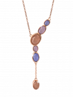 Collier Fusion color 14k roségold
