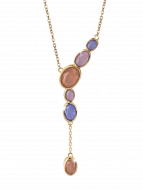 Collier Fusion color 14k vergoldet