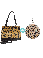 Handtasche Panthera + Anhänger