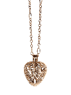 Set Harmony Herz rosé mit Kette Figaro