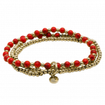 Armband Helena Coral Gold