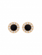 Ohrstecker Onyxia gold
