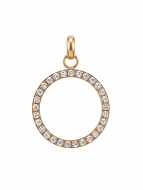 Anhänger Orbit white/gold