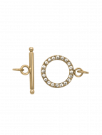T-Verschluss Crystal Gold