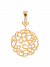 Anhänger Viola IP-gold