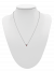 Collier Solitär CZirkon rot