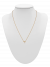 Collier Solitär CZirkon Gold weiss