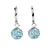 Ohrring Crystal Aqua Blue / Farbe des Wassers