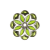 dkElements Plate Flower Green