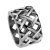 Ring Netz des Lebens Edelstahl