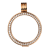 deCoins Anhänger CZirkon rose