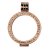deCoin Crystal Anhänger small Roségold